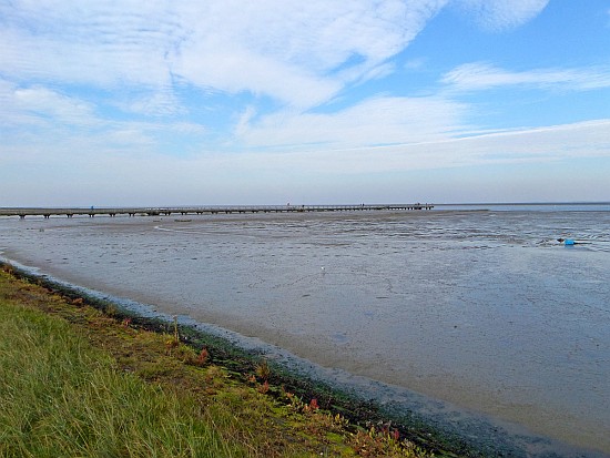 Die Seebrücke von Burhave