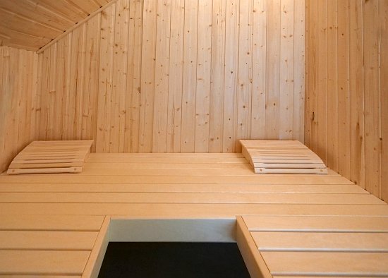 Die Sauna im OG